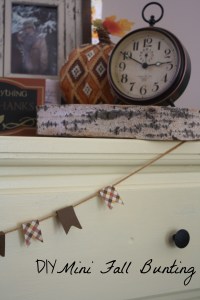 DIY Fall Bunting
