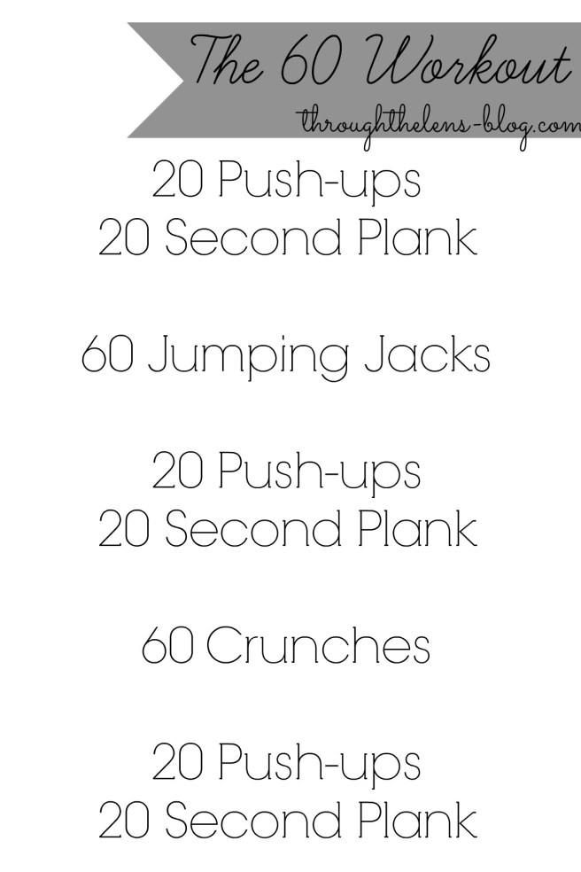 The 60 Workout