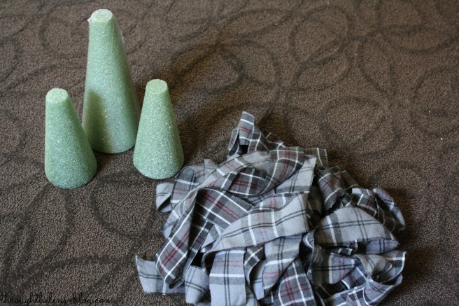 Do It Yourself Plaid Trees