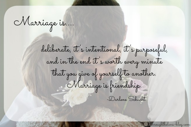 Marriage is Friendship