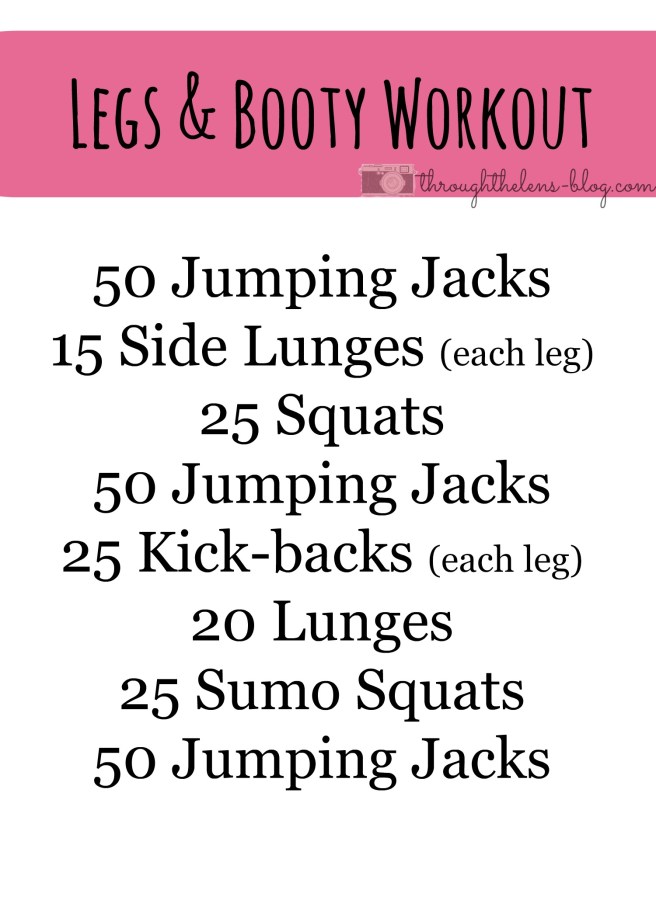 Legs and Booty Workout
