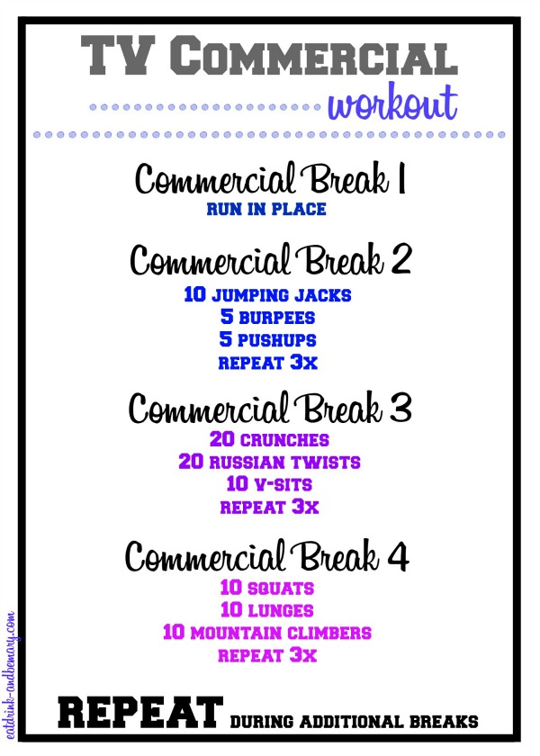 tv commercial workout
