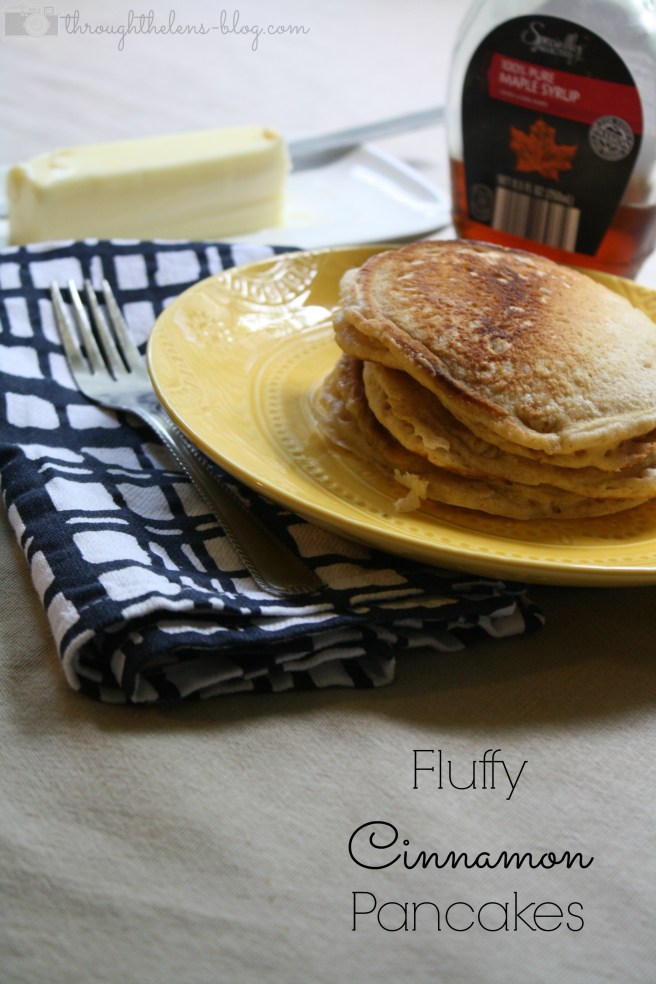 Fluffy Cinnamon Pancakes
