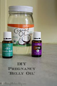 DIY Pregnancy Belly Oil