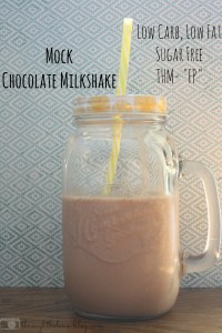 Mock Chocolate Milkshake