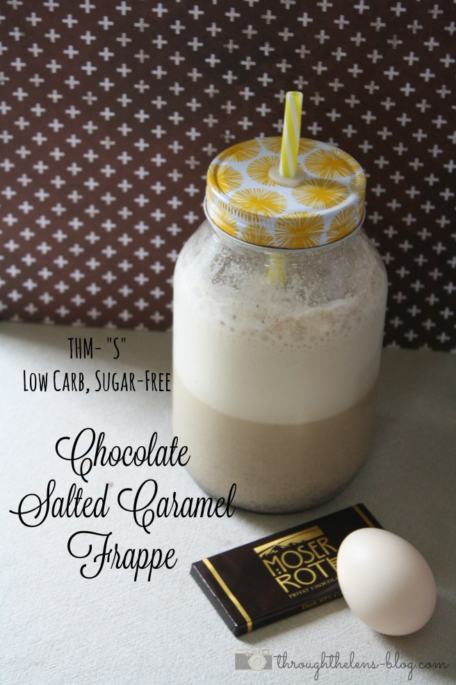 Chocolate Salted Caramel Frappe